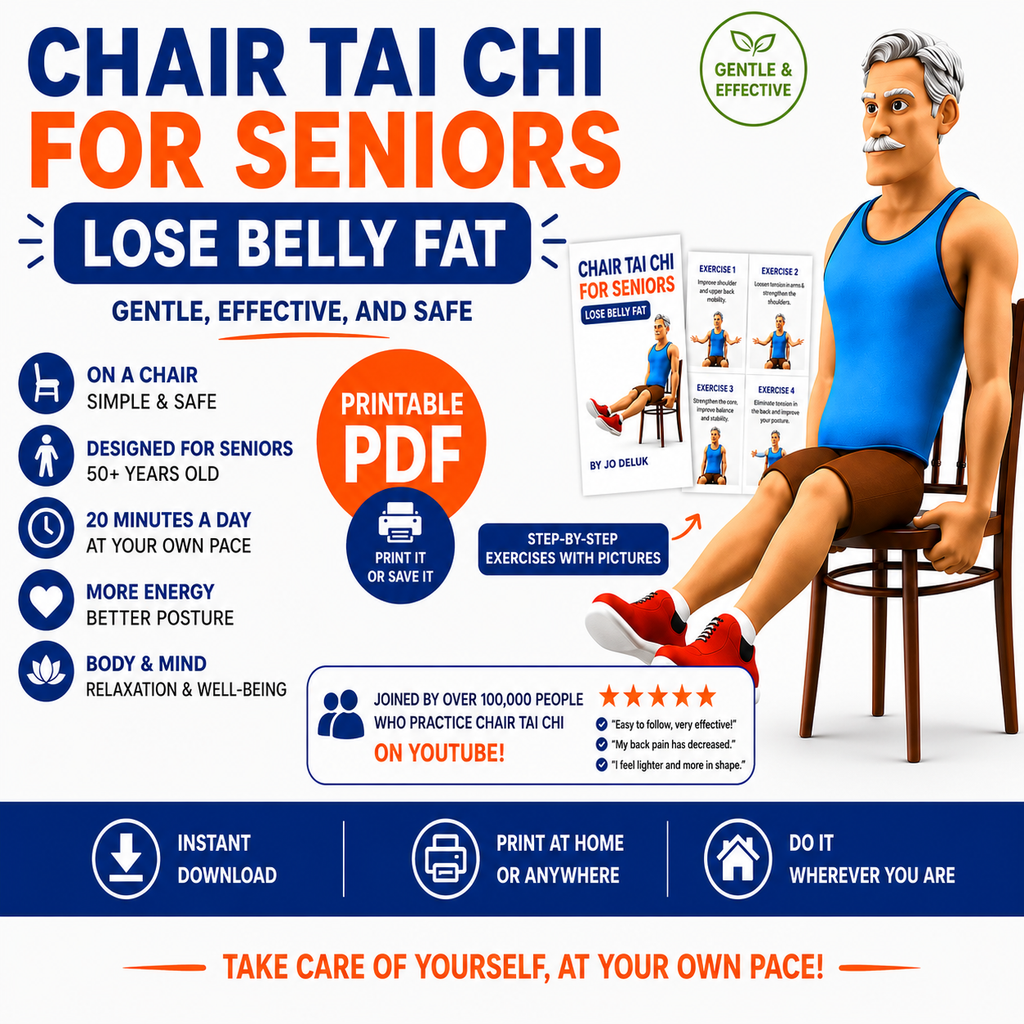 Gentle Chair Exercises for Seniors (Printable PDF)