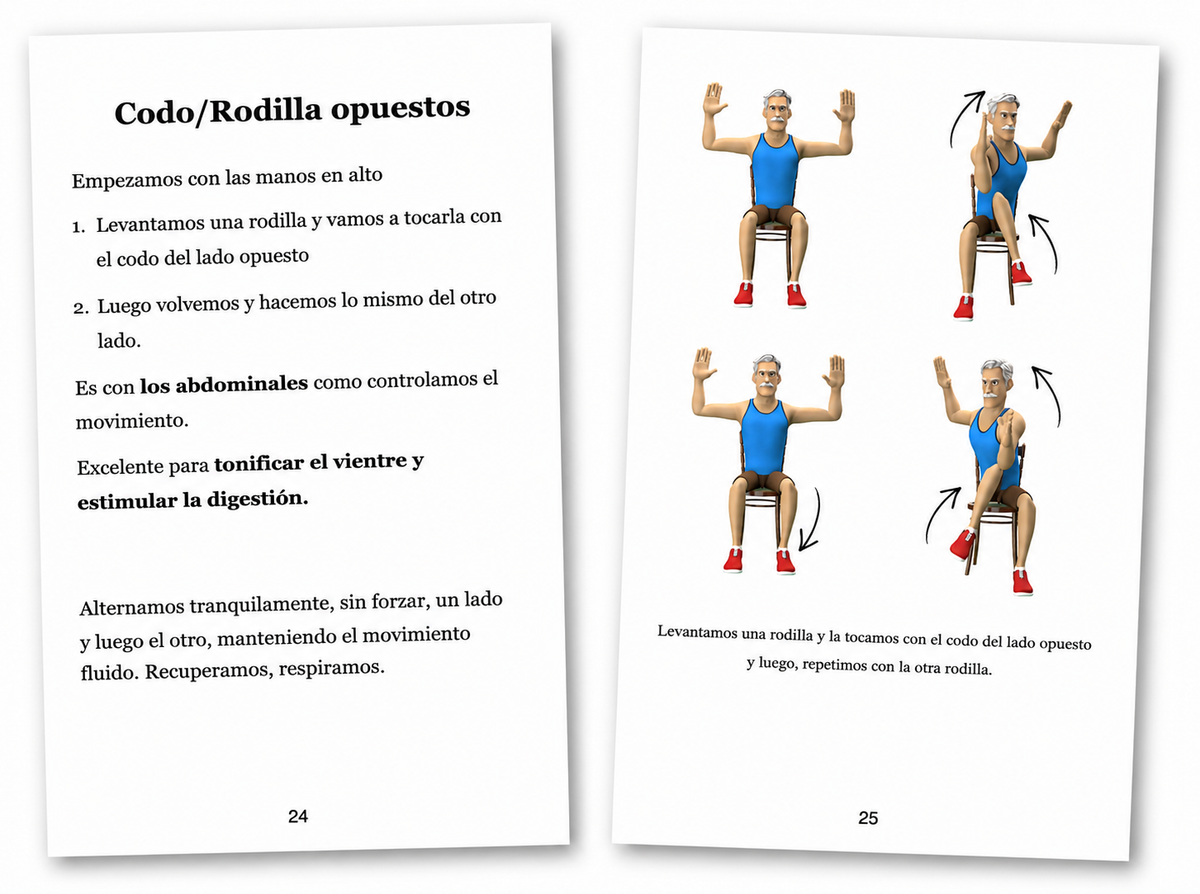 Tai chi en silla para mayores de 50 años | PDF en español – Jo Deluk