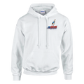 Jo Deluk Chair Tai Chi hoodie – white – Ricardo Stay Flexible design – front view