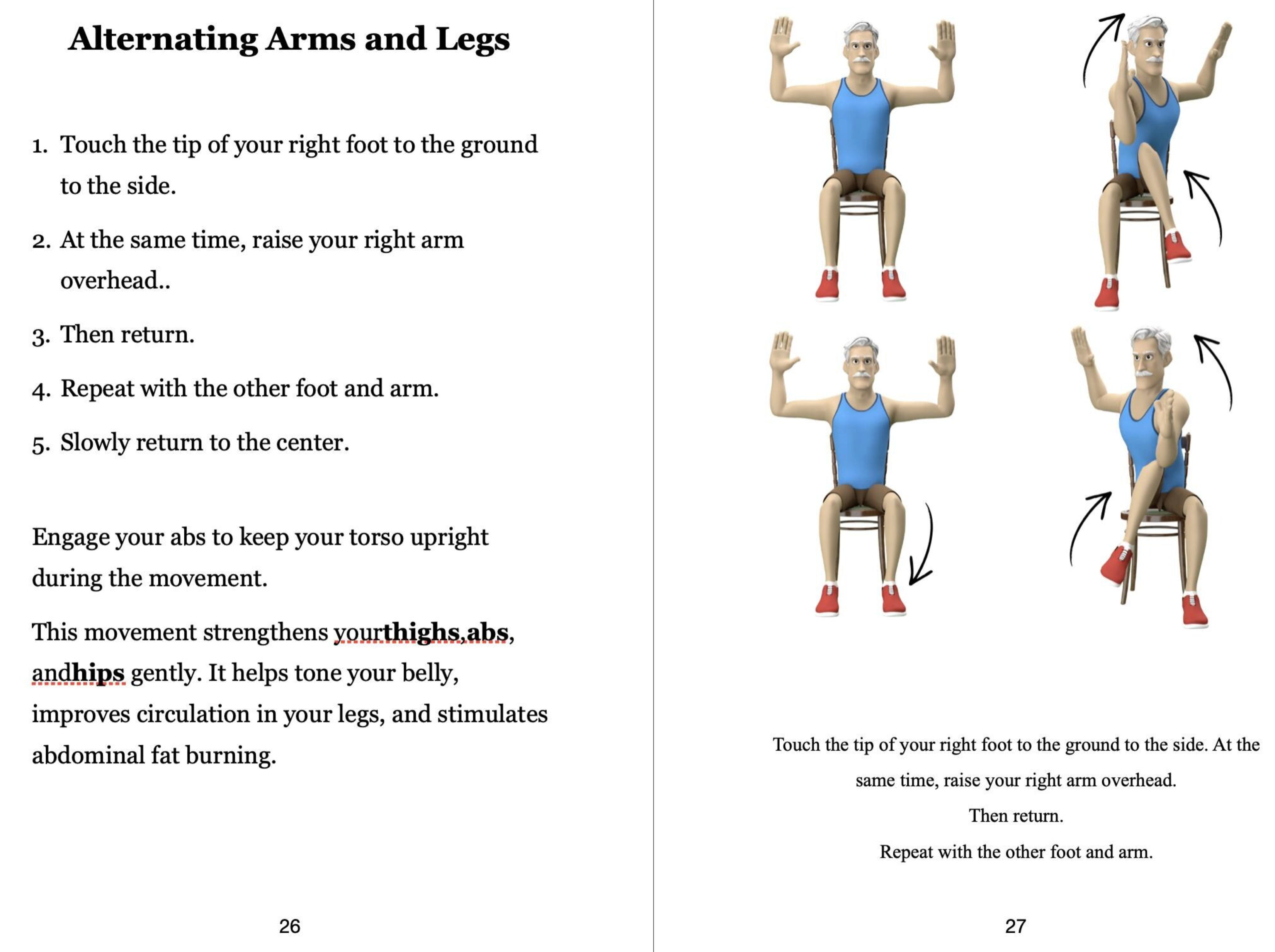 Printable Chair Tai Chi PDF – Lose Belly Fat After 50 | 20-Minute Chair Workout for Seniors by Jo Deluk