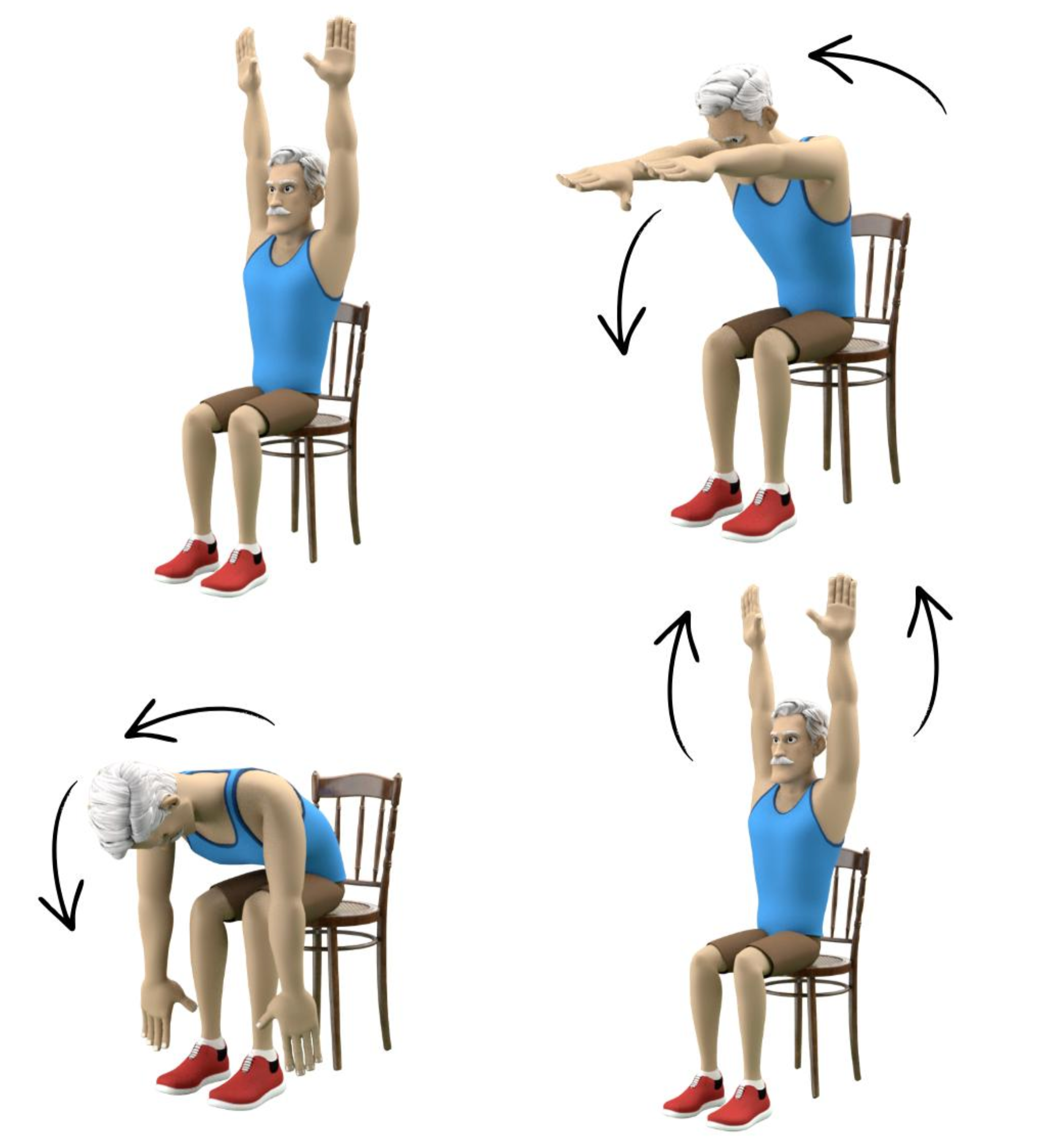 Printable Chair Tai Chi PDF – Lose Belly Fat After 50 | 20-Minute Chair Workout for Seniors by Jo Deluk