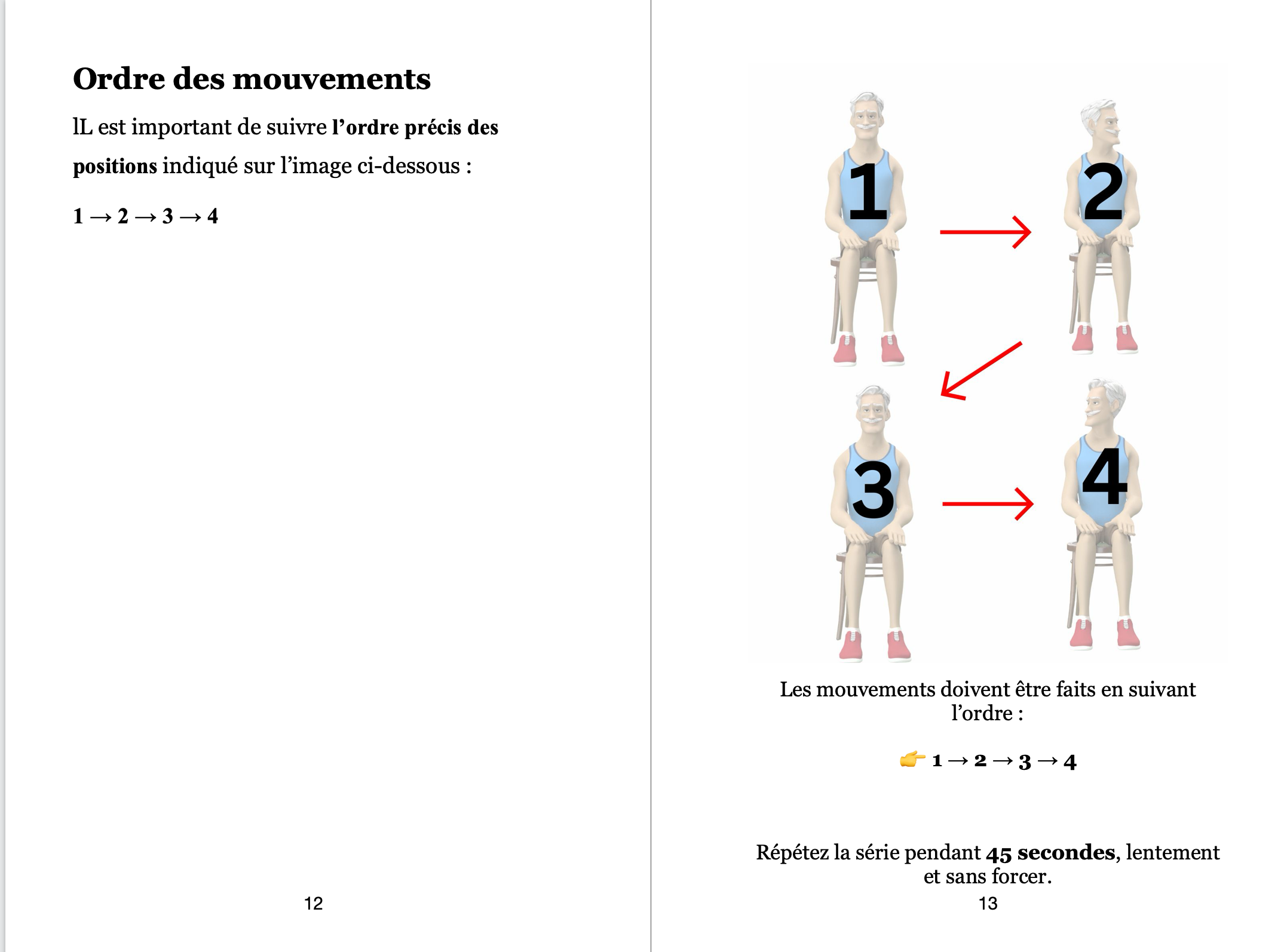Tai Chi sur chaise en Français - PDF Perdre le gras du ventre après 50 ans (de Jo Deluk)